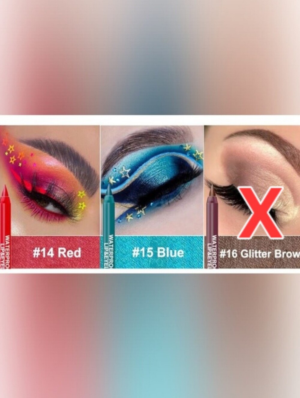 Waterproof Eyeliner Or Lipliner Pencil - Choice Of ONE - Picture 2 of 3